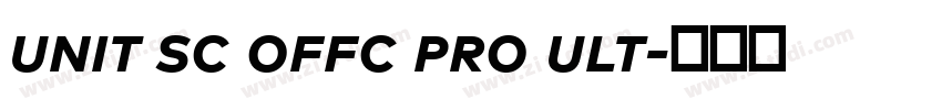 unit sc offc pro ult字体转换 unit sc offc pro ult字体转换